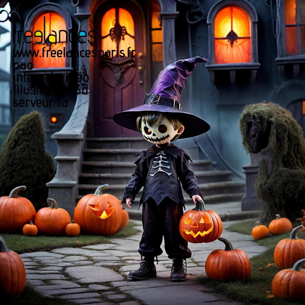 Pao mise en page internet vidéo illustration 3d serveur IA générative AI freelance paris studio de création magazines rj6lwcf0